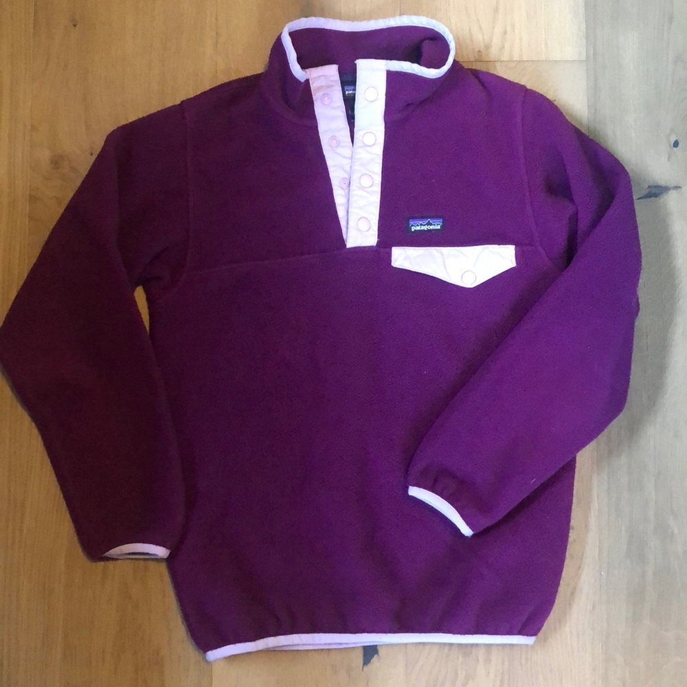 Patagonia magenta synchilla fleece